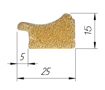 Багет 20-47(Н) жемчужный(ТД «Меридиан»)