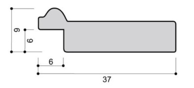 3709BR  Паспарту пластиковый (Китай)